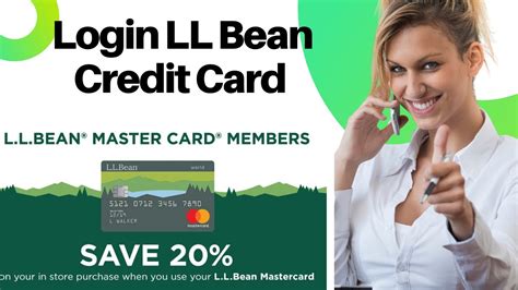 ll bean credit card login